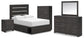 Delmorta  Panel Bed With Storage, Dresser, Mirror, Chest And Nightstand Signature Design by Ashley®