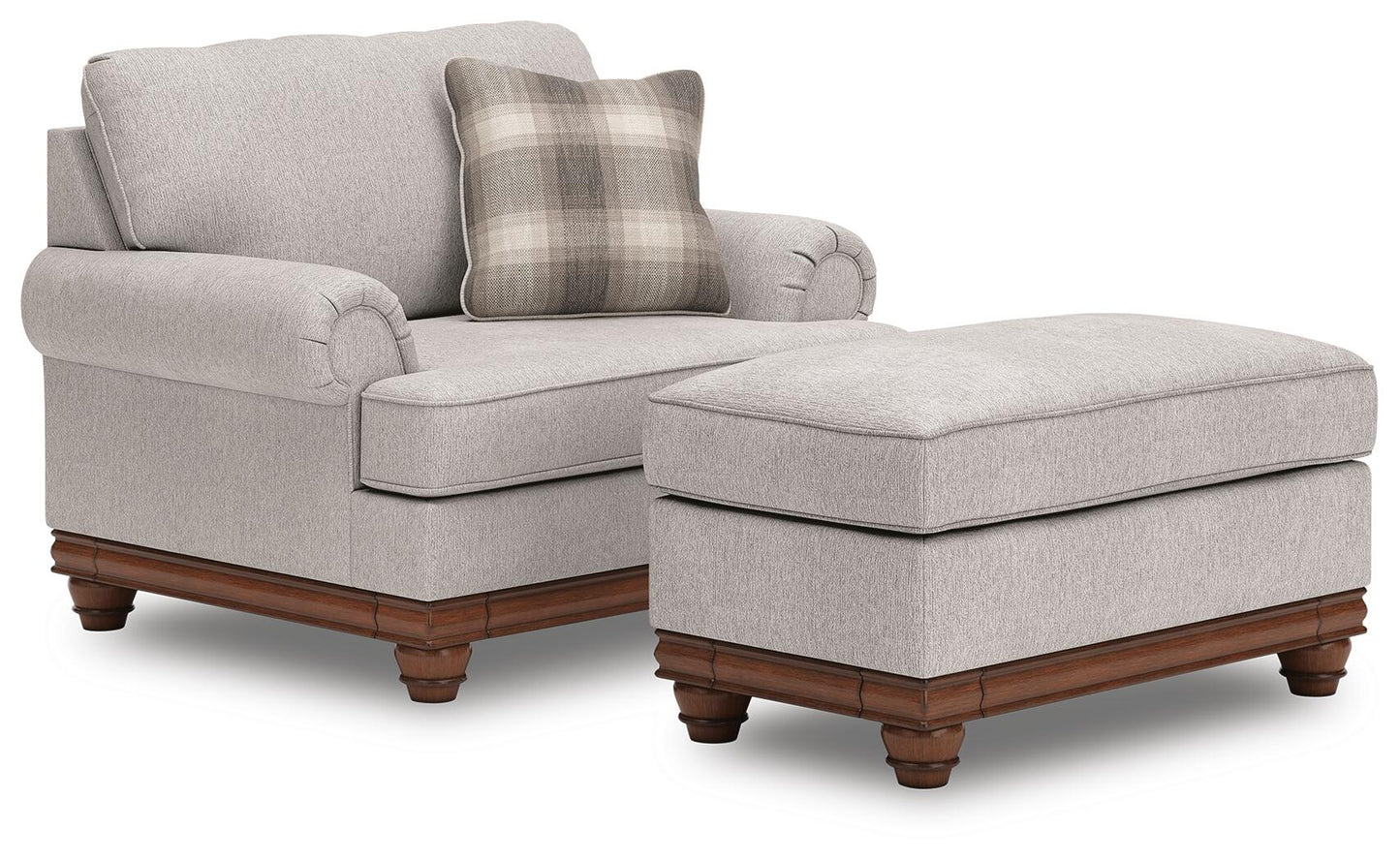 Stoughton Chair and Ottoman Signature Design by Ashley®