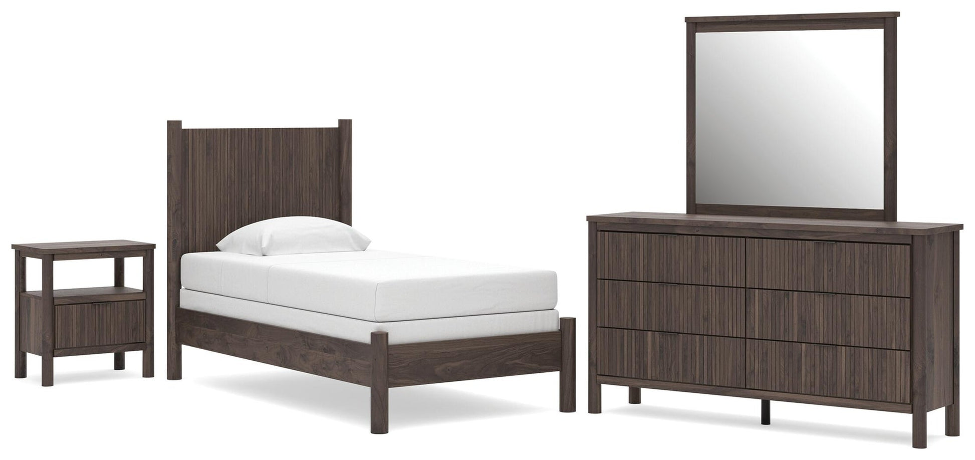 Cadmori  Panel Bed, Dresser, Mirror And Nightstand Signature Design by Ashley®