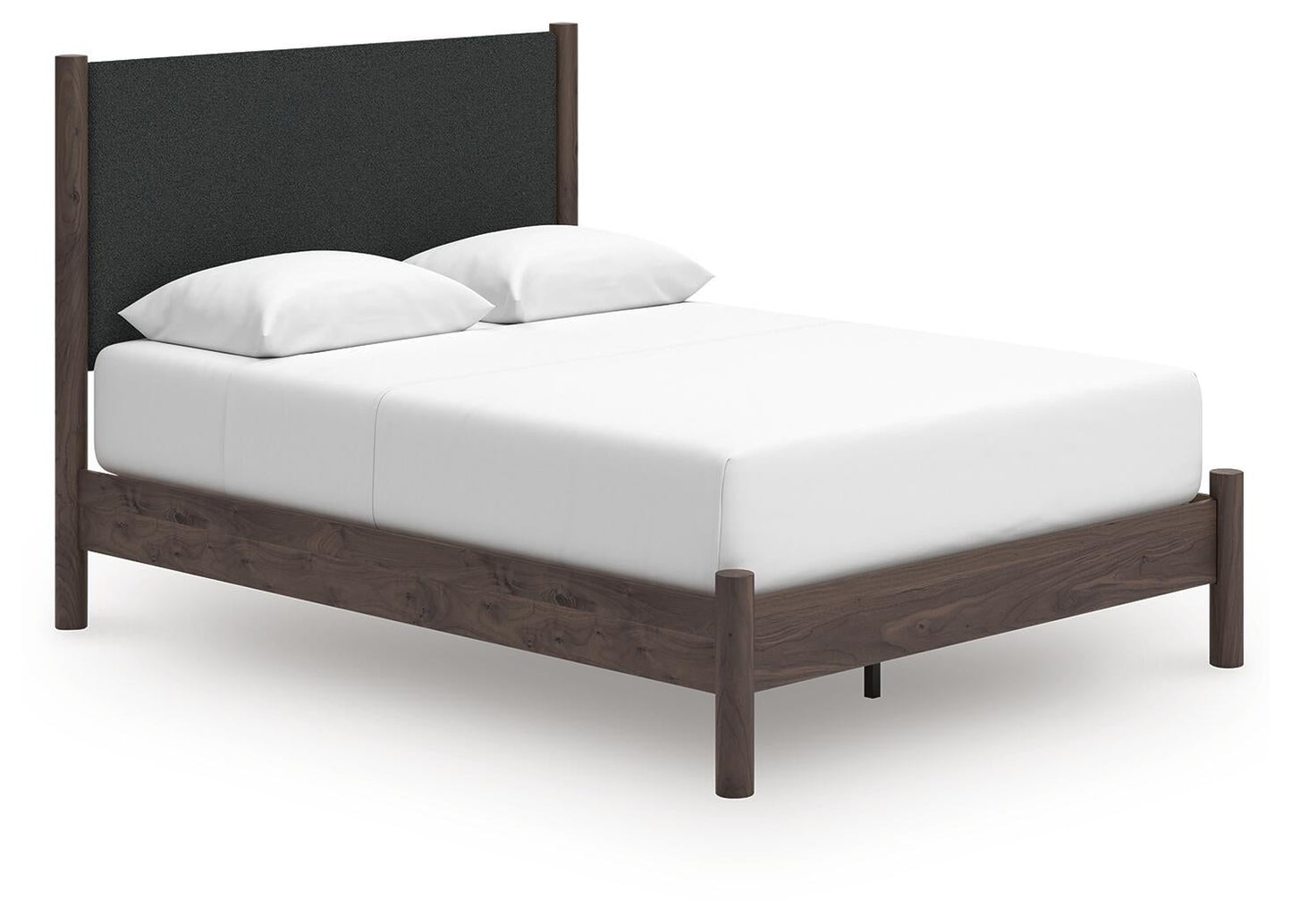 Cadmori  Upholstered Panel Platform Bed, Dresser And Mirror Signature Design by Ashley®