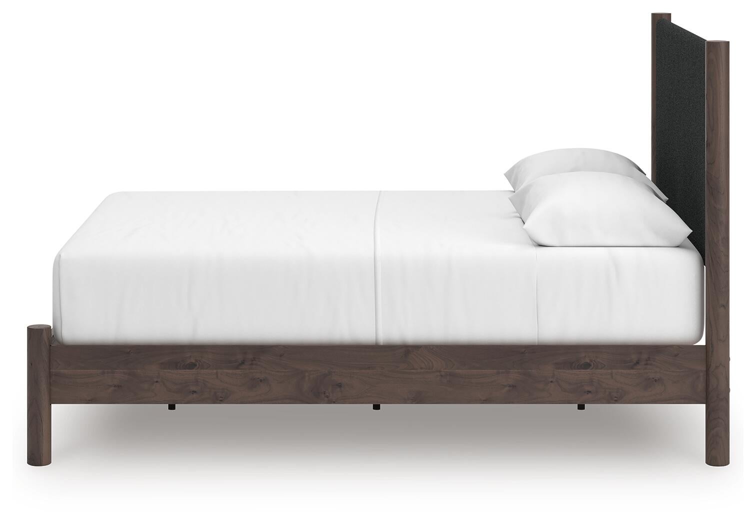 Cadmori  Upholstered Panel Platform Bed, Dresser And Mirror Signature Design by Ashley®