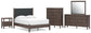 Cadmori  Upholstered Panel Platform Bed, Dresser, Mirror, Chest And Nightstand Signature Design by Ashley®