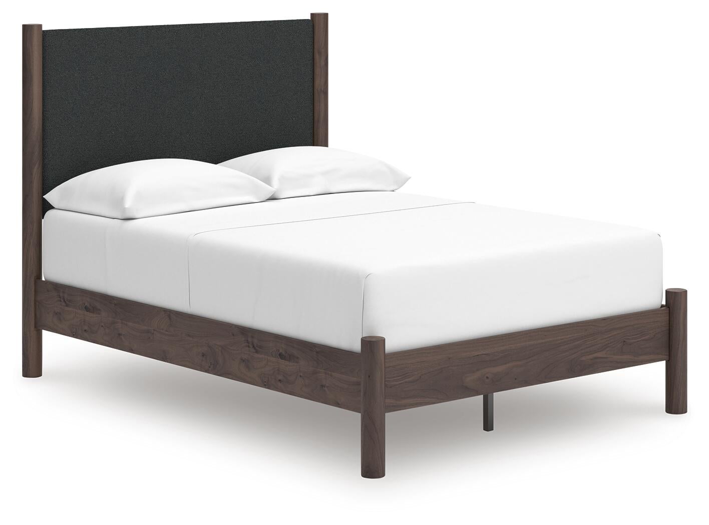 Cadmori  Upholstered Panel Platform Bed, Dresser, Mirror, Chest And Nightstand Signature Design by Ashley®