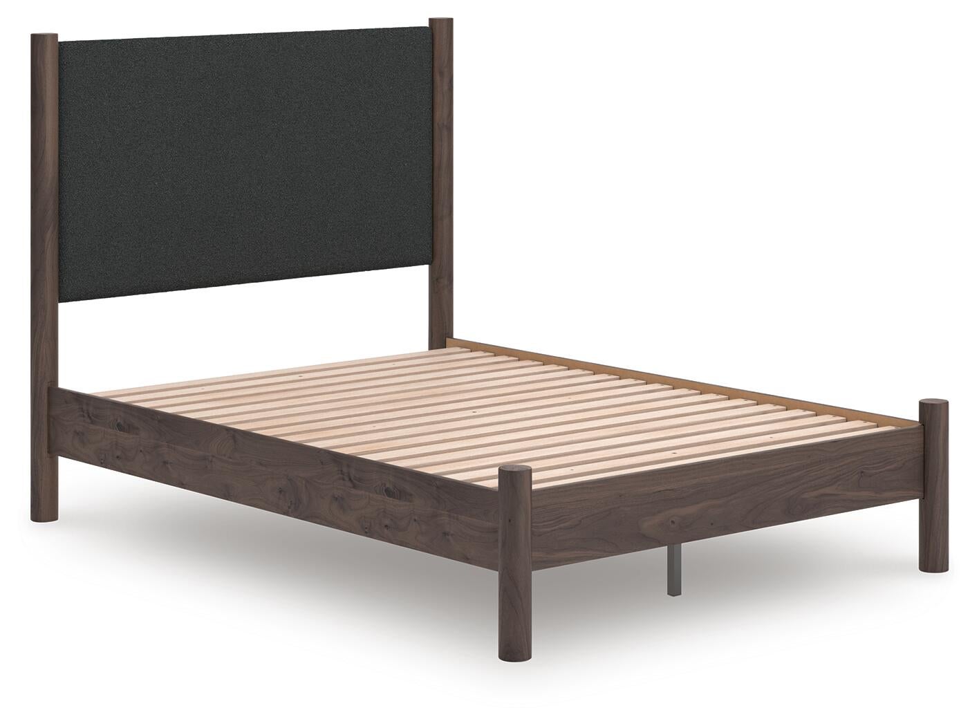 Cadmori  Upholstered Panel Platform Bed, Dresser, Mirror, Chest And Nightstand Signature Design by Ashley®