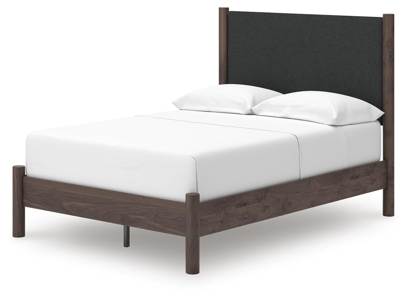 Cadmori  Upholstered Panel Platform Bed, Dresser, Mirror, Chest And Nightstand Signature Design by Ashley®