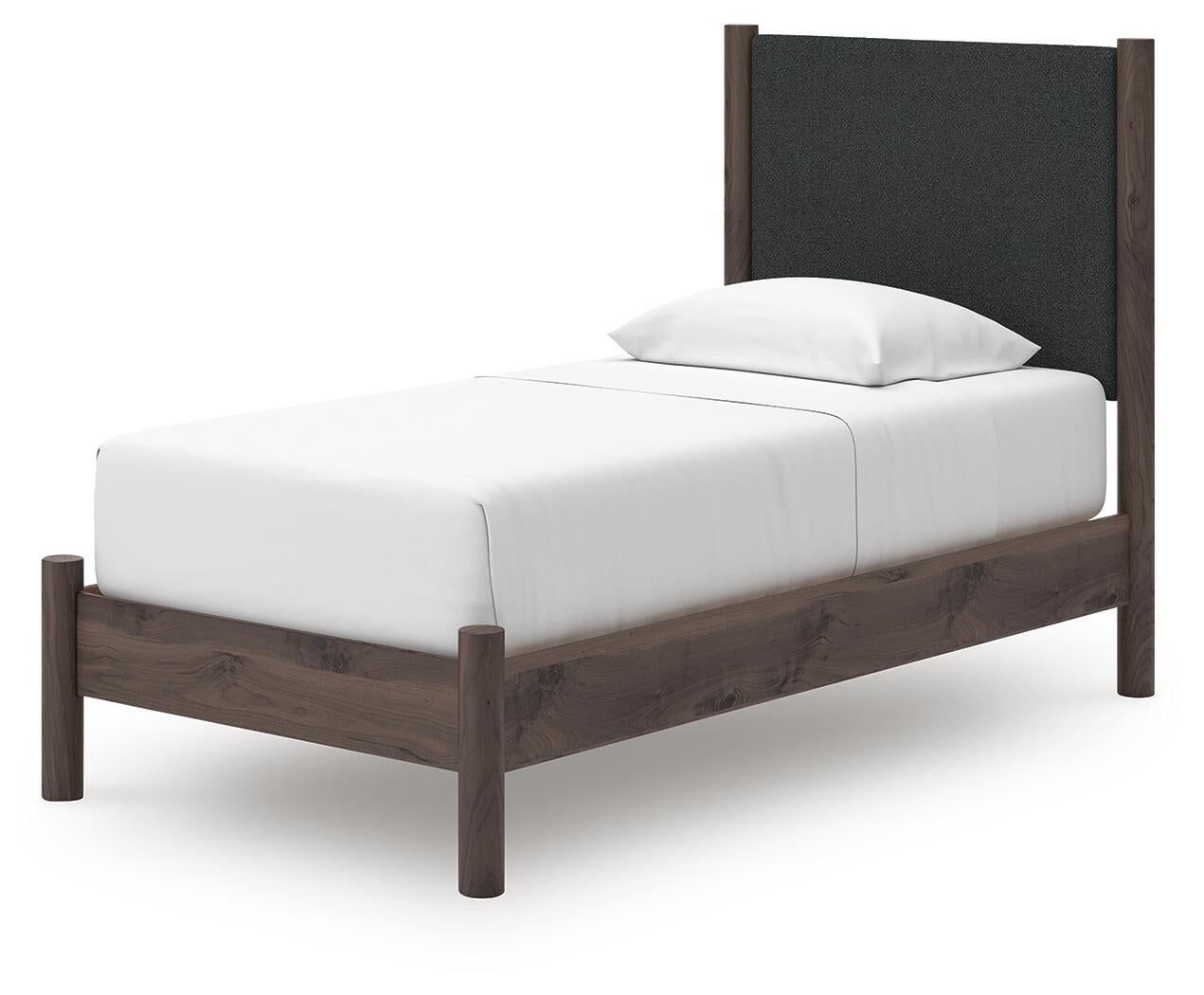 Cadmori  Upholstered Panel Platform Bed, Dresser, Mirror, Chest And Nightstand Signature Design by Ashley®