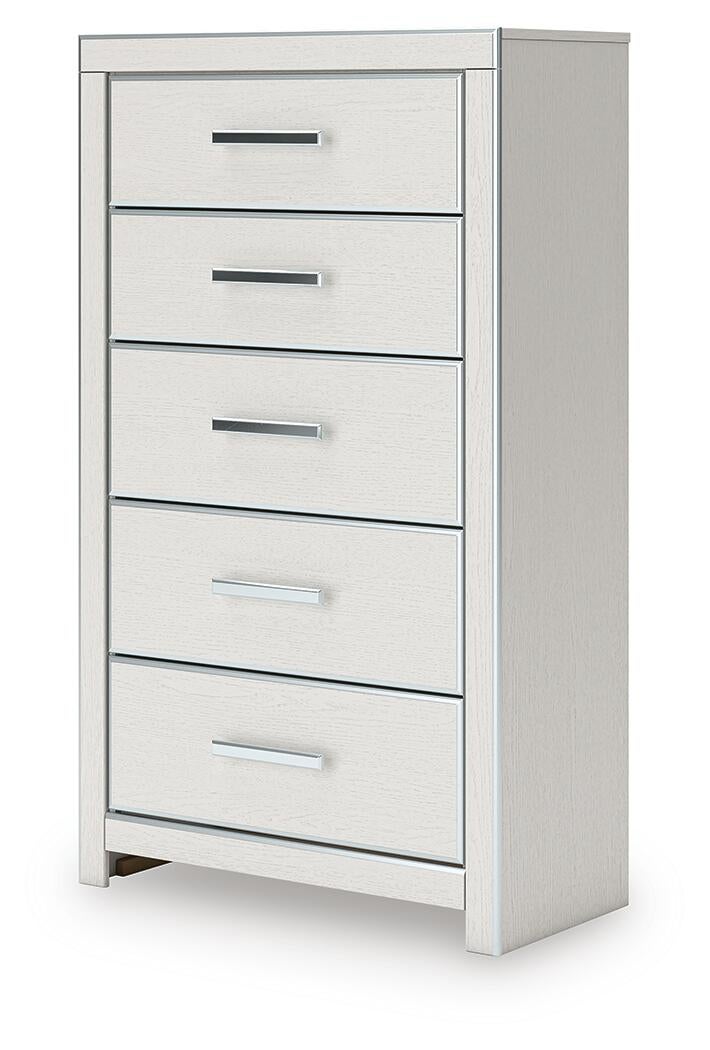 Birmonton  Upholstered Panel Platform Bed, Dresser, Mirror, Chest And Nightstand Signature Design by Ashley®