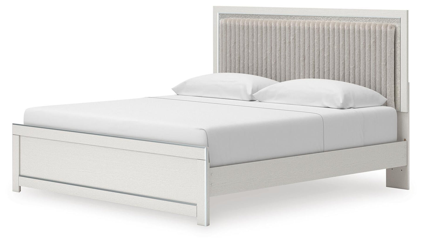 Birmonton  Upholstered Panel Platform Bed, Dresser, Mirror, Chest And Nightstand Signature Design by Ashley®