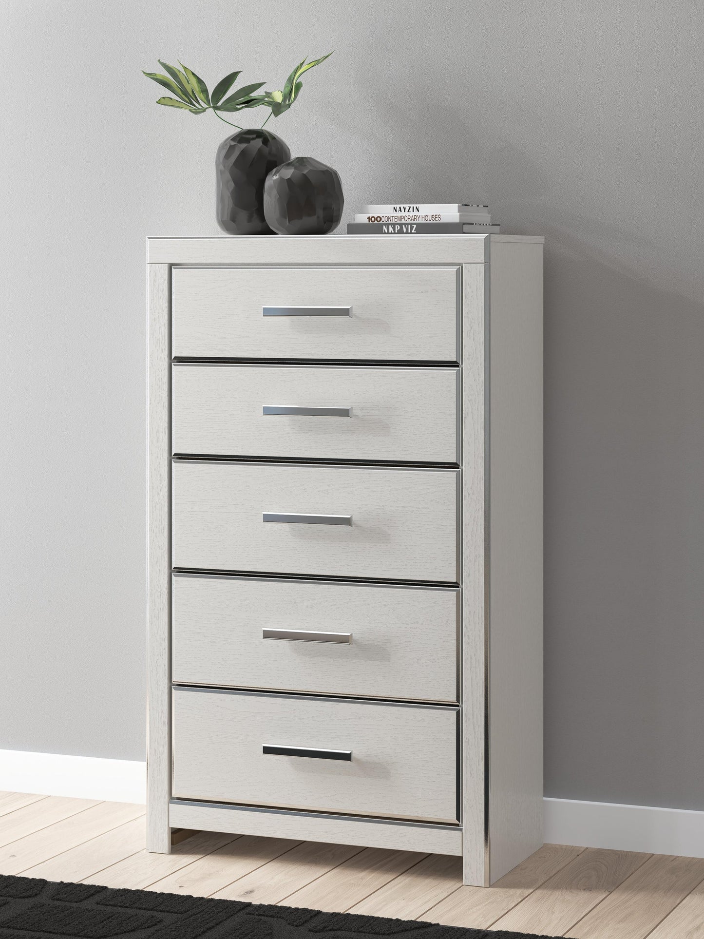 Birmonton  Upholstered Panel Platform Bed, Dresser, Mirror, Chest And Nightstand Signature Design by Ashley®