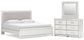 Birmonton  Upholstered Panel Platform Bed, Dresser And Mirror Signature Design by Ashley®