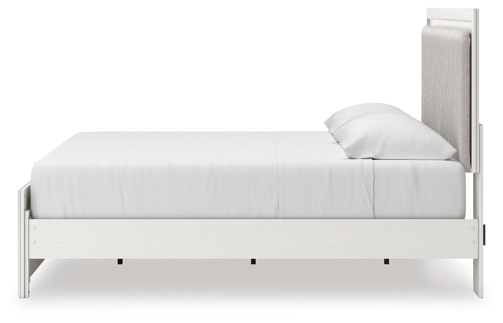 Birmonton  Upholstered Panel Platform Bed, Dresser And Mirror Signature Design by Ashley®