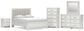Birmonton  Upholstered Panel Bed, Dresser, Mirror, Chest And Nightstand Signature Design by Ashley®