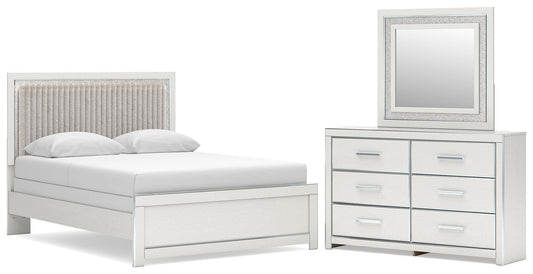 Zuraleus  Upholstered Panel Bed, Dresser And Mirror Signature Design by Ashley®
