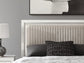 Birmonton  Upholstered Panel Platform Bed, Dresser And Mirror Signature Design by Ashley®