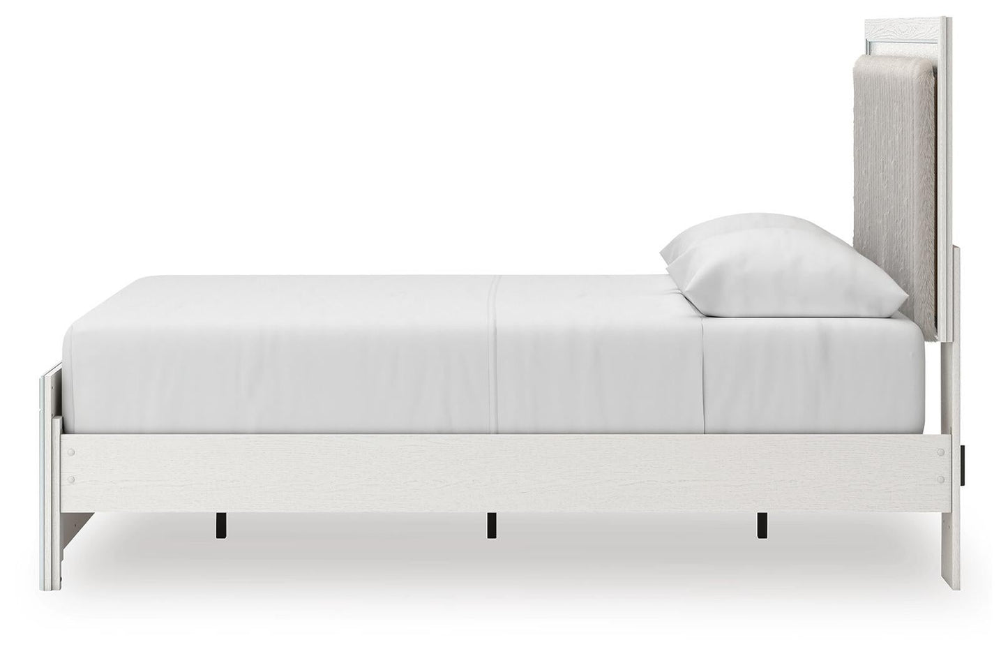 Birmonton  Upholstered Panel Platform Bed, Dresser And Mirror Signature Design by Ashley®