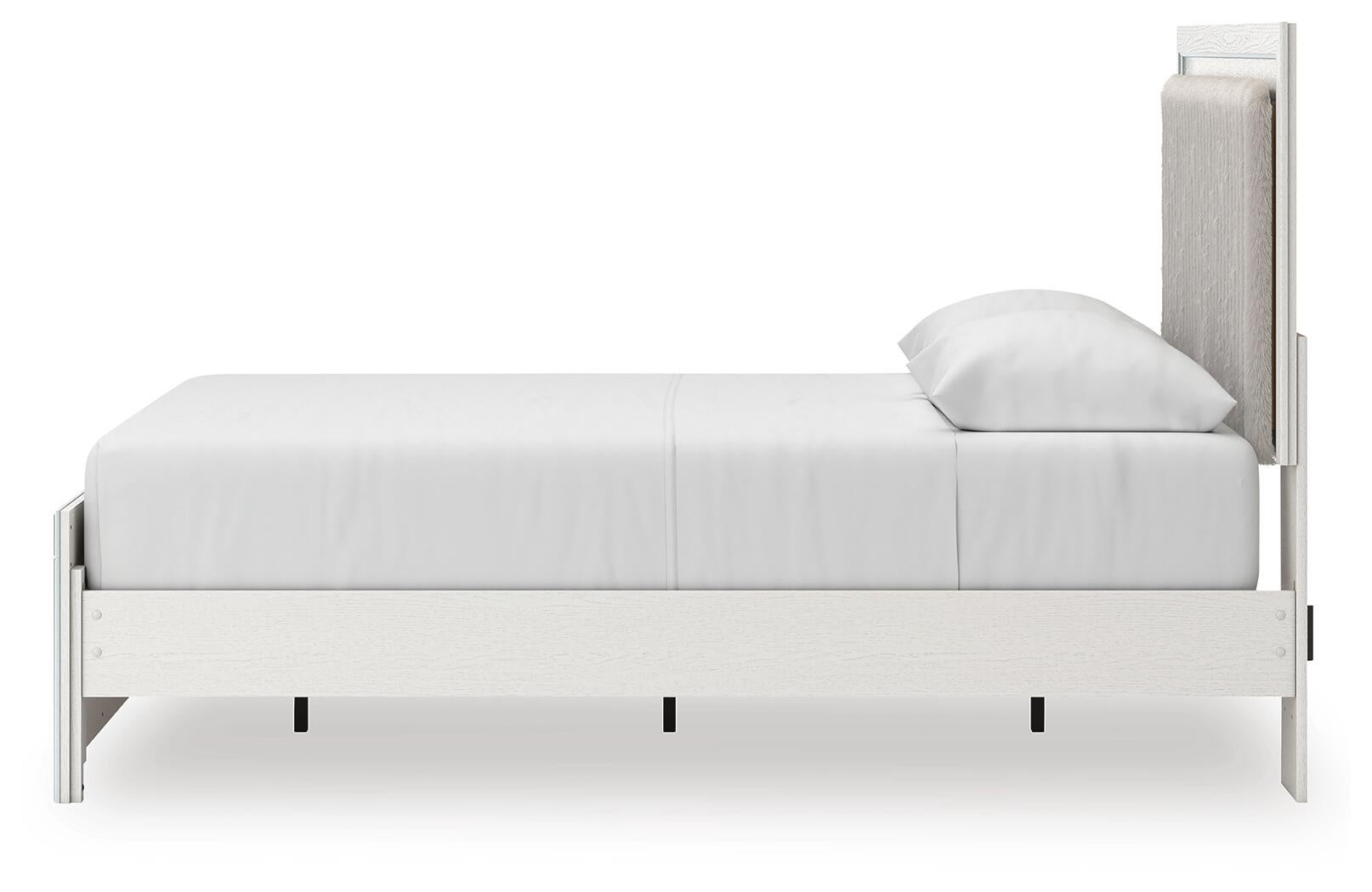Birmonton  Upholstered Panel Platform Bed, Dresser And Mirror Signature Design by Ashley®