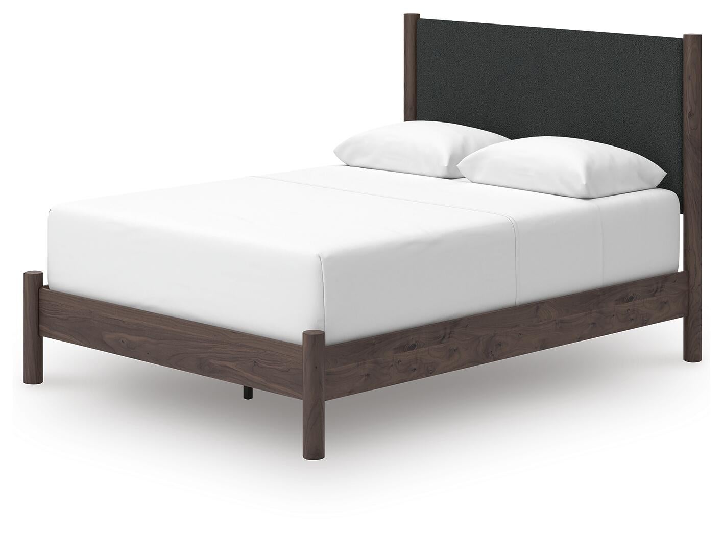Cadmori  Upholstered Panel Bed, Dresser, Mirror And Nightstand Signature Design by Ashley®