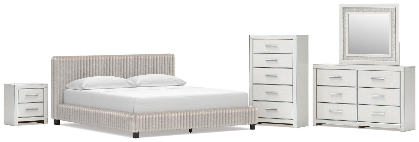 Birmonton California  Upholstered Bed, Dresser, Mirror, Chest And Nightstand Signature Design by Ashley®
