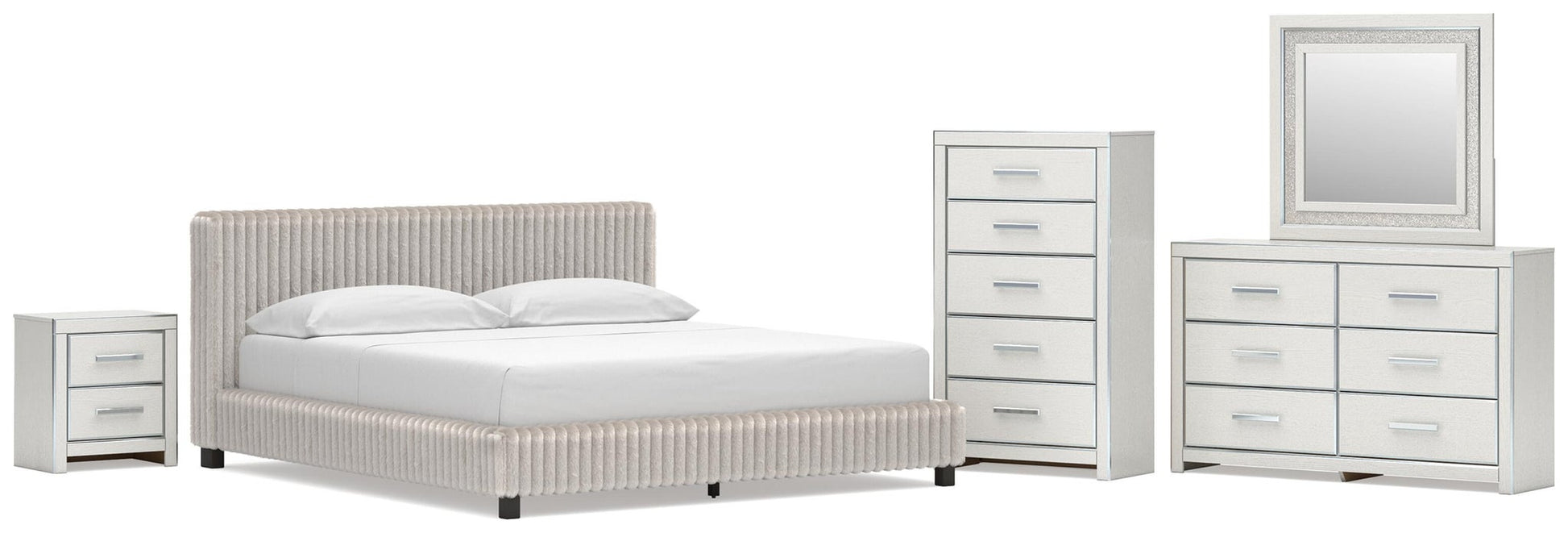 Birmonton California  Upholstered Bed, Dresser, Mirror, Chest And Nightstand Signature Design by Ashley®