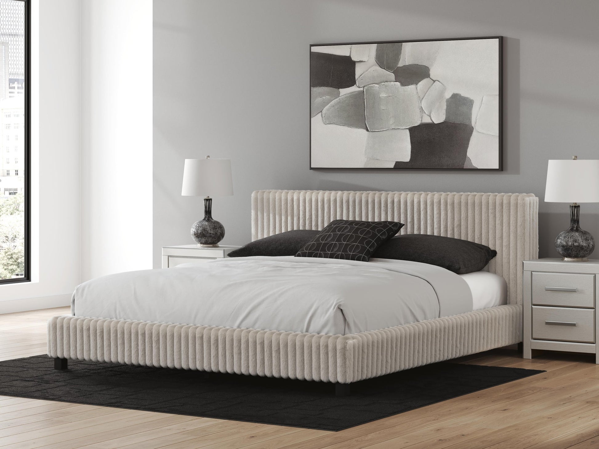 Birmonton California  Upholstered Bed, Dresser, Mirror, Chest And Nightstand Signature Design by Ashley®