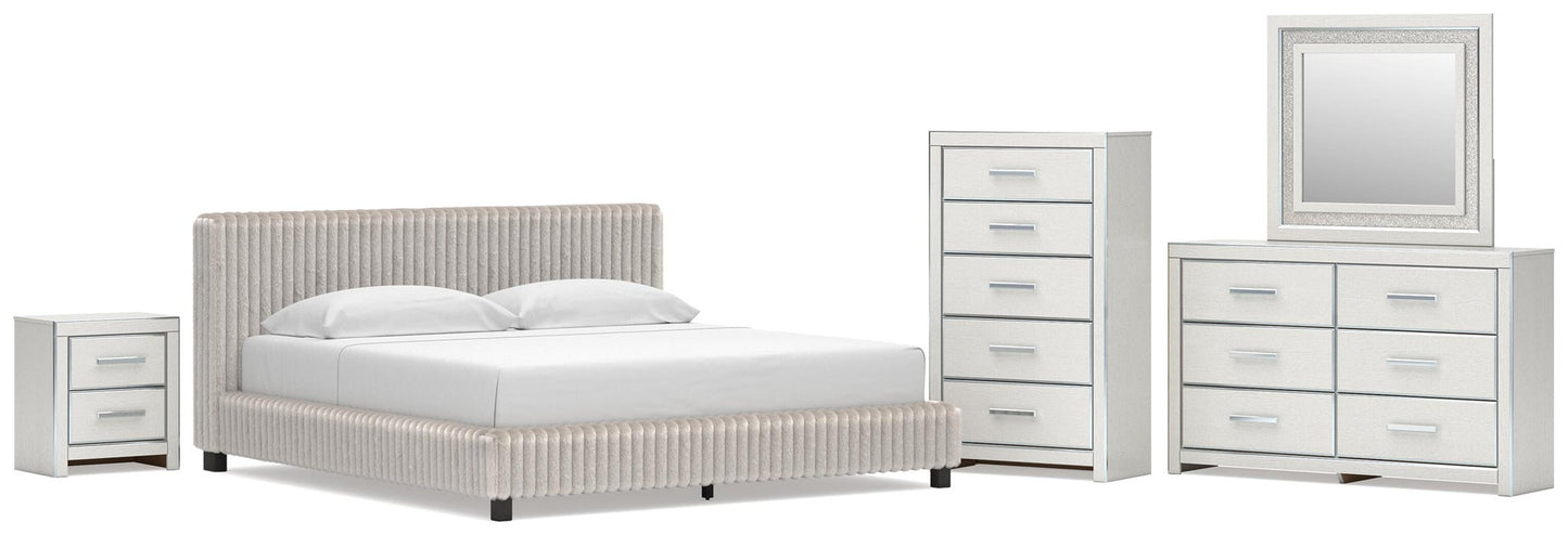 Birmonton  Upholstered Bed, Dresser, Mirror, Chest And Nightstand Signature Design by Ashley®
