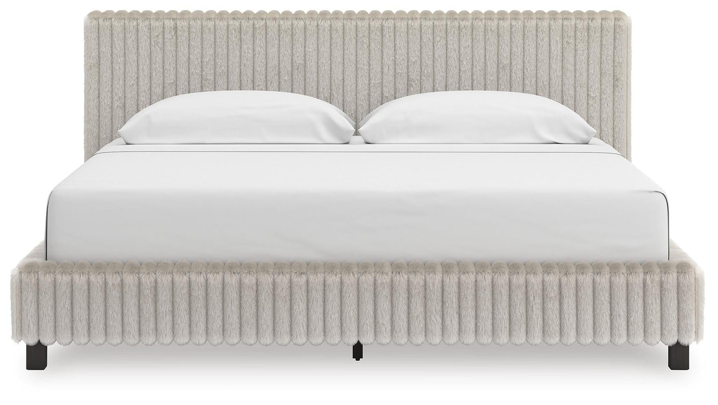 Birmonton  Upholstered Bed, Dresser, Mirror And Nightstand Signature Design by Ashley®
