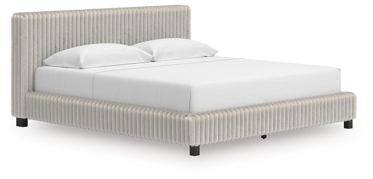 Birmonton  Upholstered Bed, Dresser, Mirror And Nightstand Signature Design by Ashley®