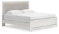 Birmonton  Upholstered Panel Bed, Dresser, Mirror And Nightstand