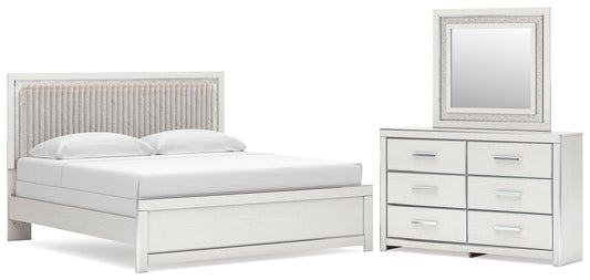 Zuraleus  Upholstered Panel Bed, Dresser And Mirror Signature Design by Ashley®