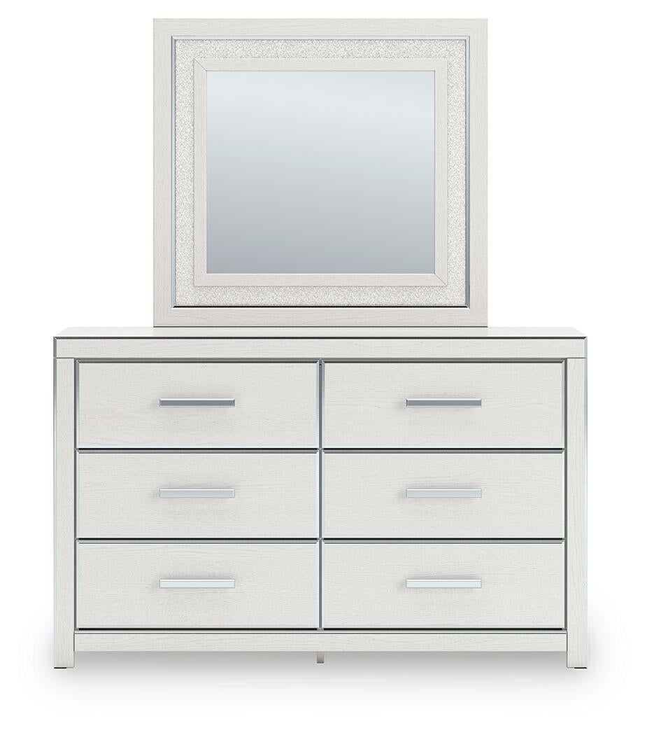 Birmonton  Upholstered Panel Platform Storage Bed, Dresser, Mirror And Nightstand Signature Design by Ashley®
