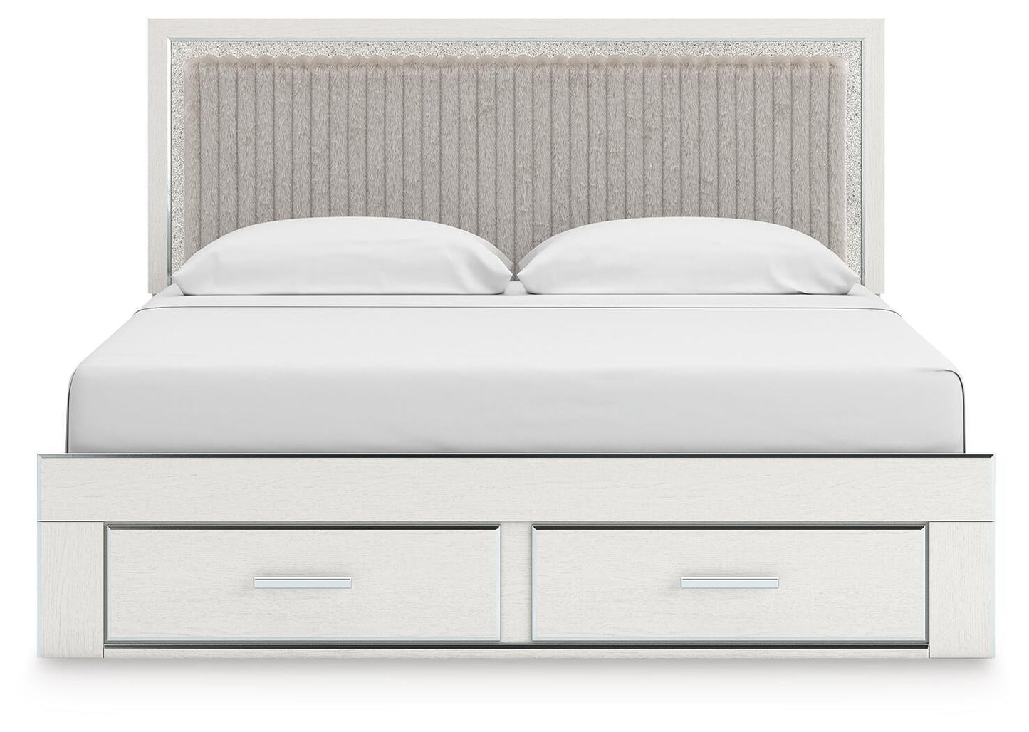 Birmonton  Upholstered Panel Platform Storage Bed, Dresser, Mirror And Nightstand Signature Design by Ashley®