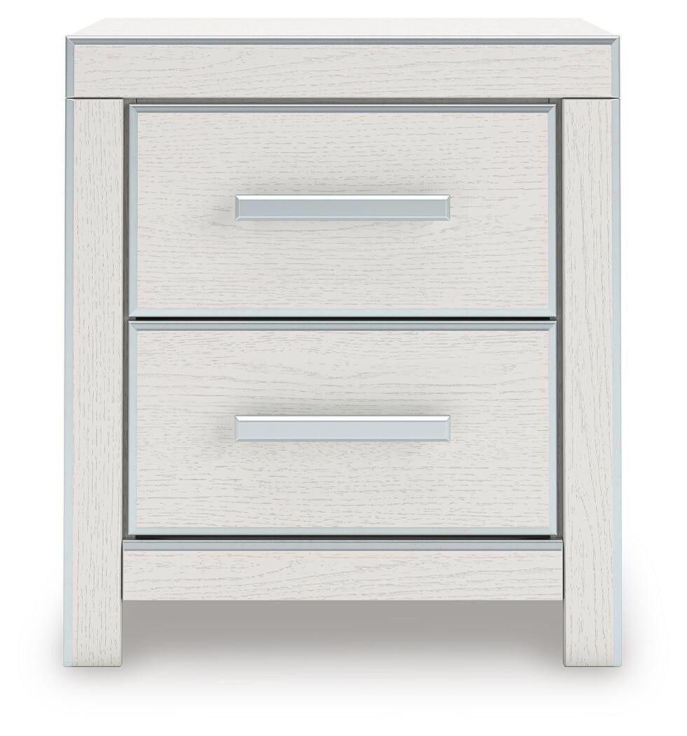 Birmonton  Upholstered Panel Platform Storage Bed, Dresser, Mirror And Nightstand Signature Design by Ashley®