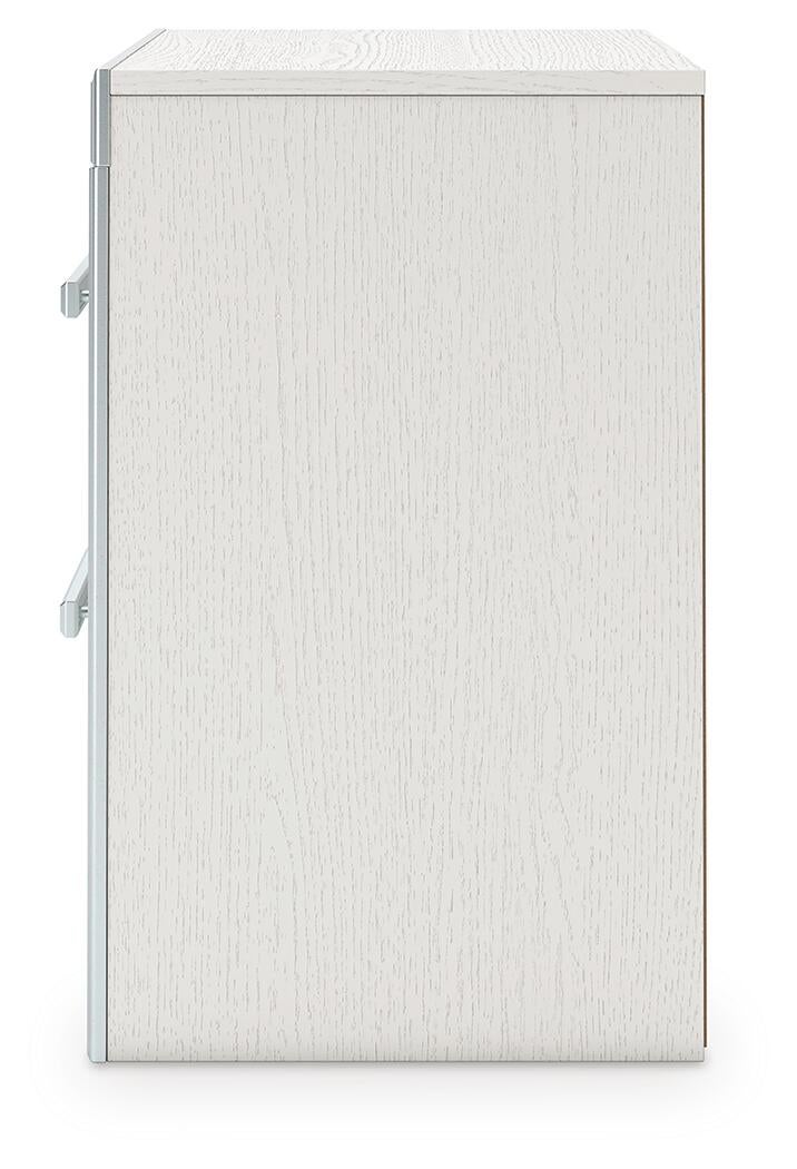 Birmonton  Upholstered Panel Platform Storage Bed, Dresser, Mirror And Nightstand Signature Design by Ashley®