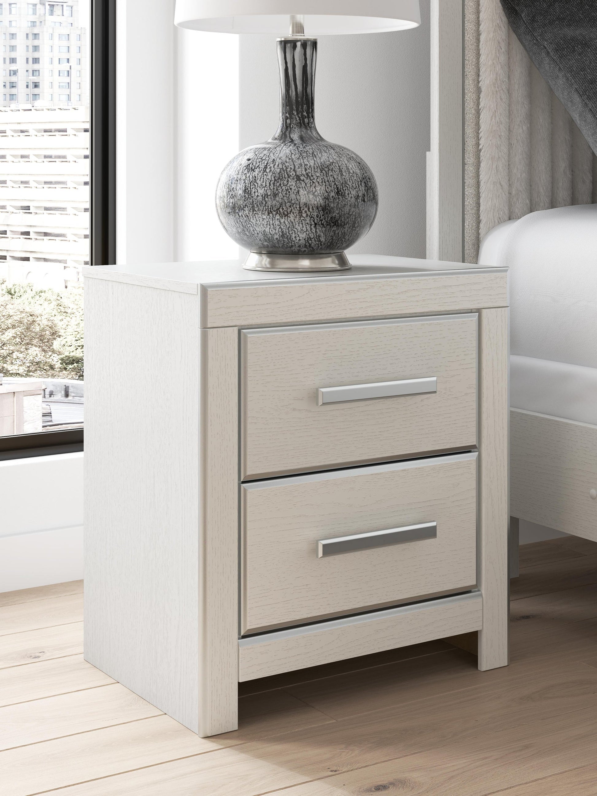 Birmonton  Upholstered Panel Platform Storage Bed, Dresser, Mirror And Nightstand Signature Design by Ashley®