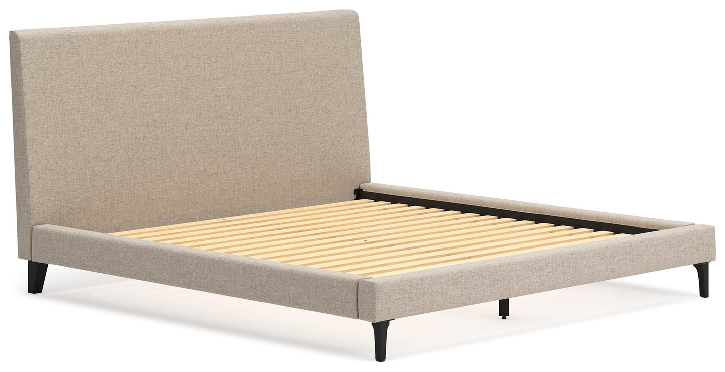 Cielden  Upholstered Bed With Roll Slats, Dresser And Mirror Signature Design by Ashley®