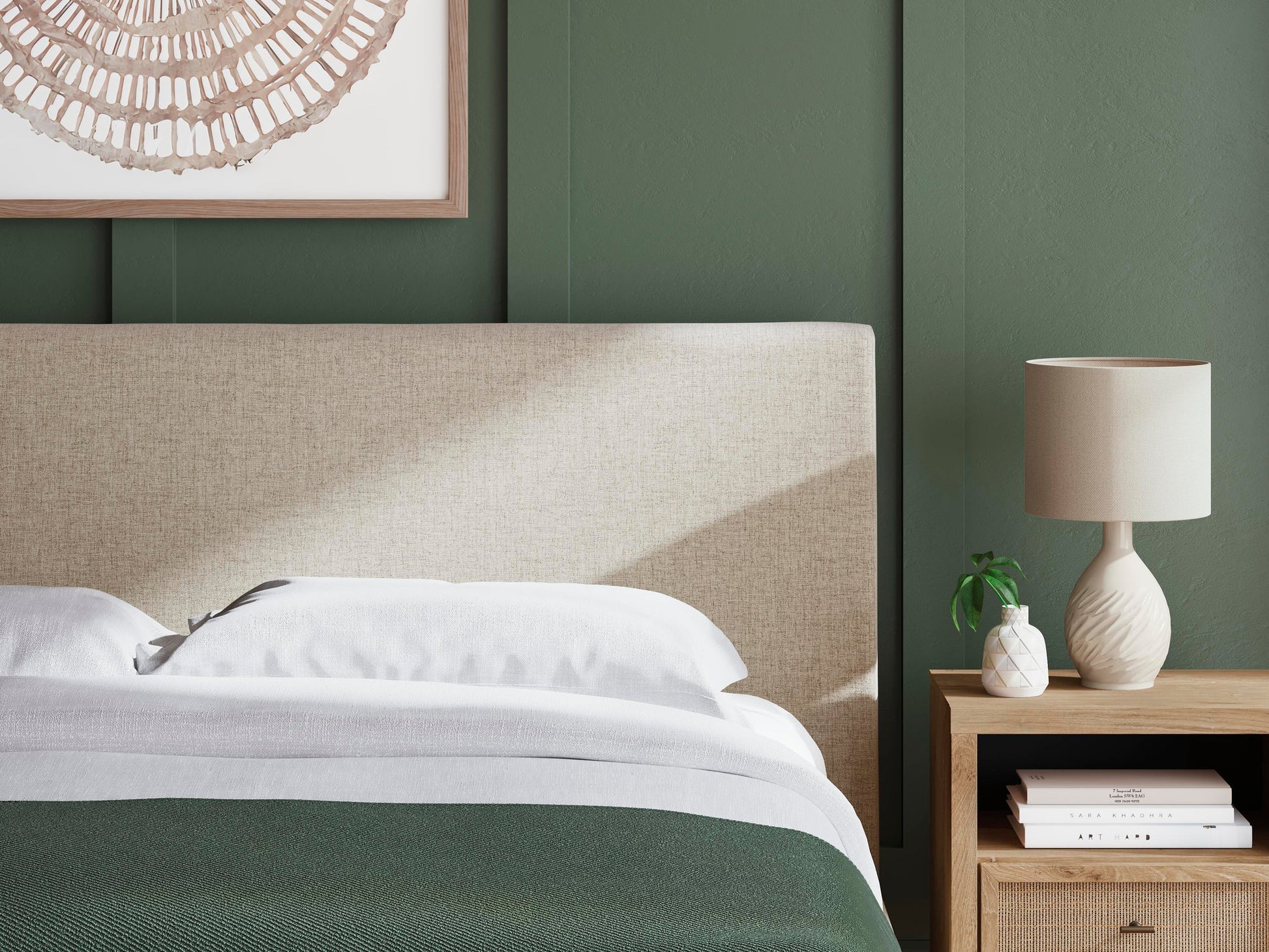 Cielden  Upholstered Bed With Roll Slats, Dresser And Mirror Signature Design by Ashley®