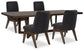 Kendamor Dining Table and 4 Chairs Signature Design by Ashley®