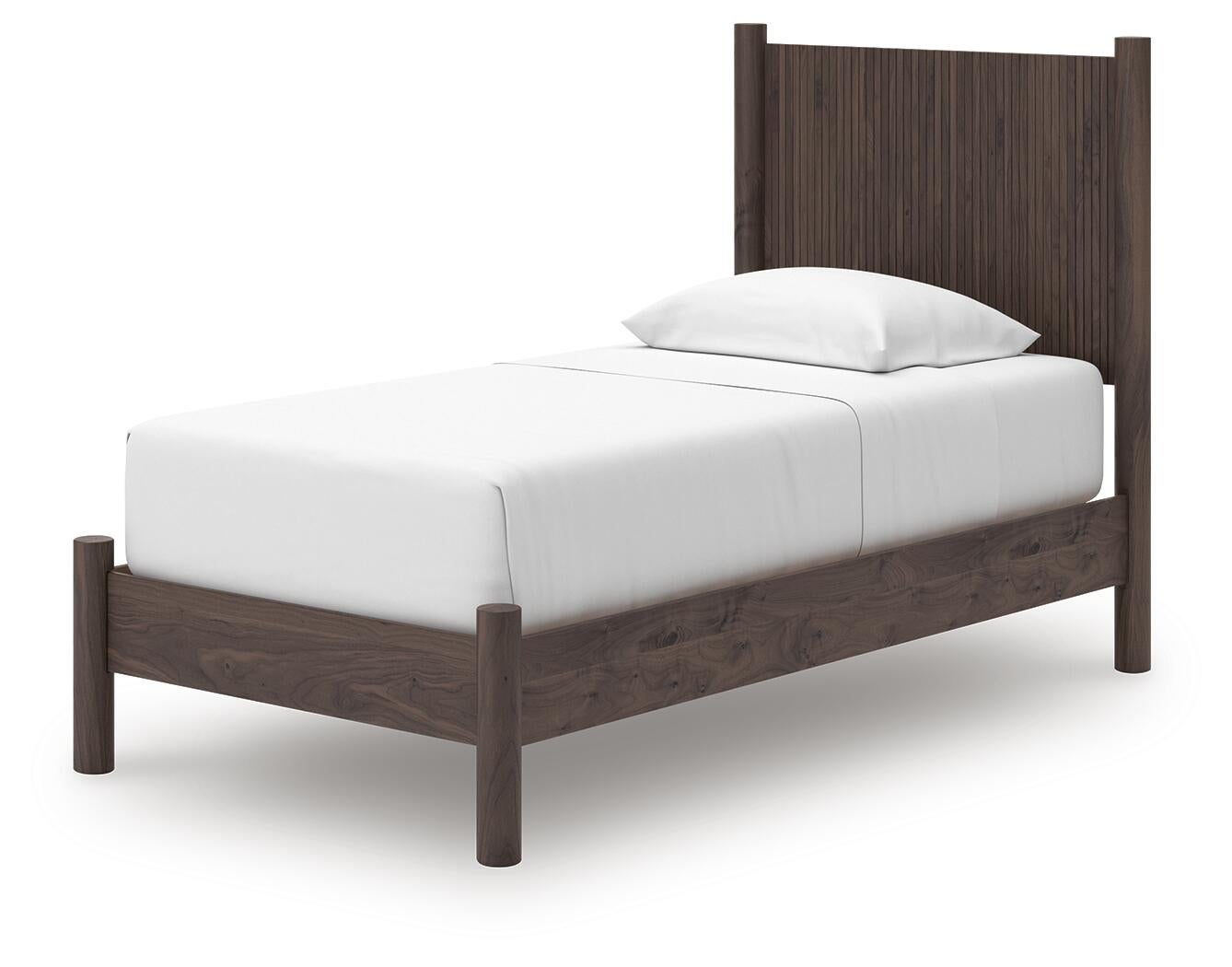 Cadmori  Panel Platform Bed, Dresser, Mirror And Nightstand