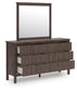 Cadmori  Panel Platform Bed, Dresser And Mirror Signature Design by Ashley®