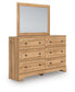 Galletyn  Panel Bed With Mirrored Dresser Signature Design by Ashley®