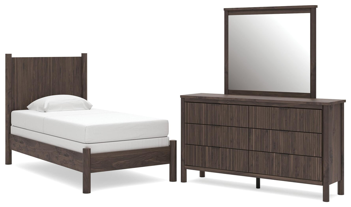 Cadmori  Panel Bed, Dresser And Mirror Signature Design by Ashley®