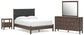 Cadmori  Upholstered Panel Platform Bed, Dresser, Mirror And Nightstand Signature Design by Ashley®