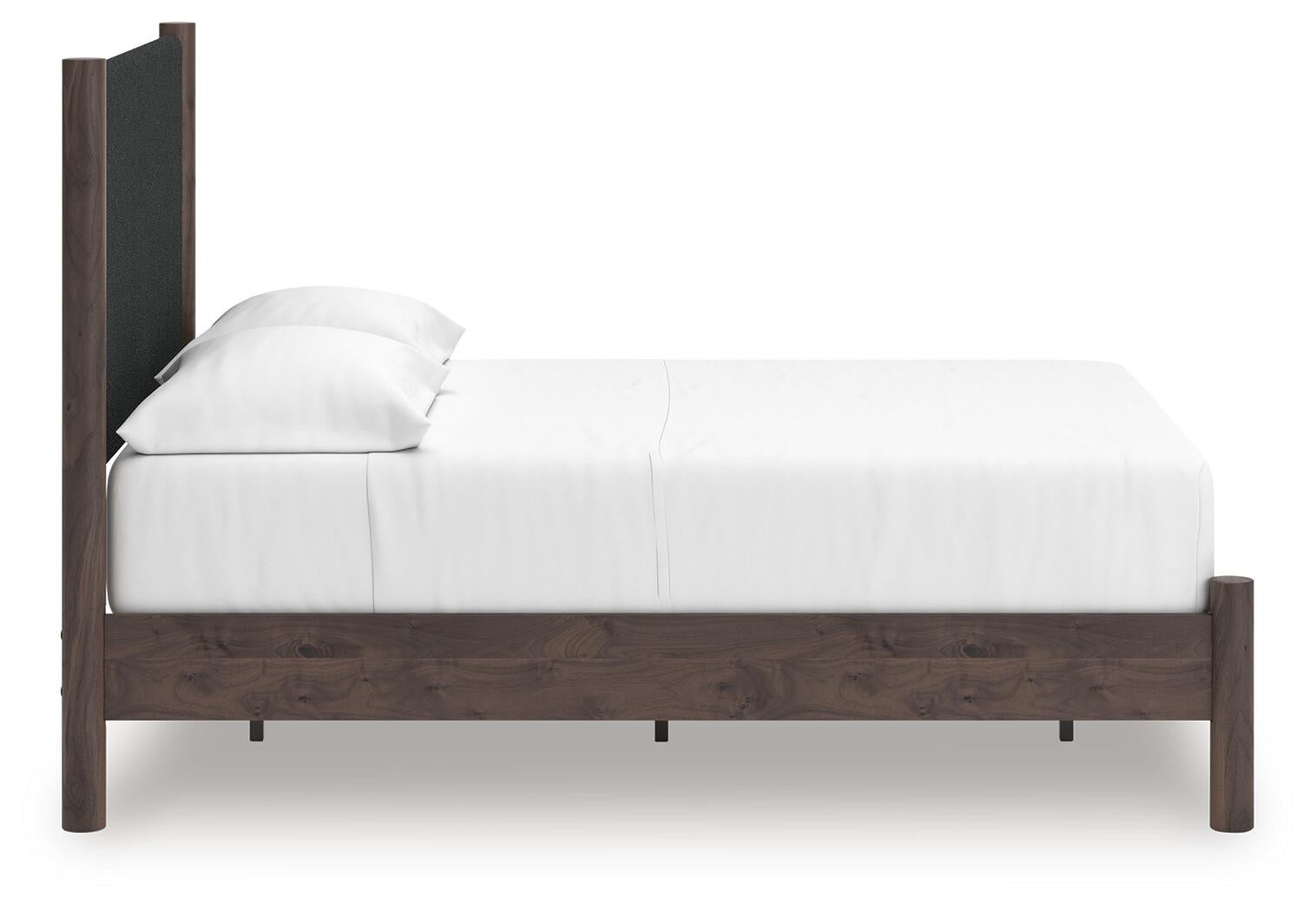 Cadmori  Upholstered Panel Platform Bed, Dresser And Mirror Signature Design by Ashley®