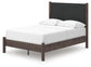 Cadmori  Upholstered Panel Platform Bed, Dresser And Mirror Signature Design by Ashley®