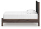 Cadmori  Upholstered Panel Platform Bed, Dresser And Mirror Signature Design by Ashley®