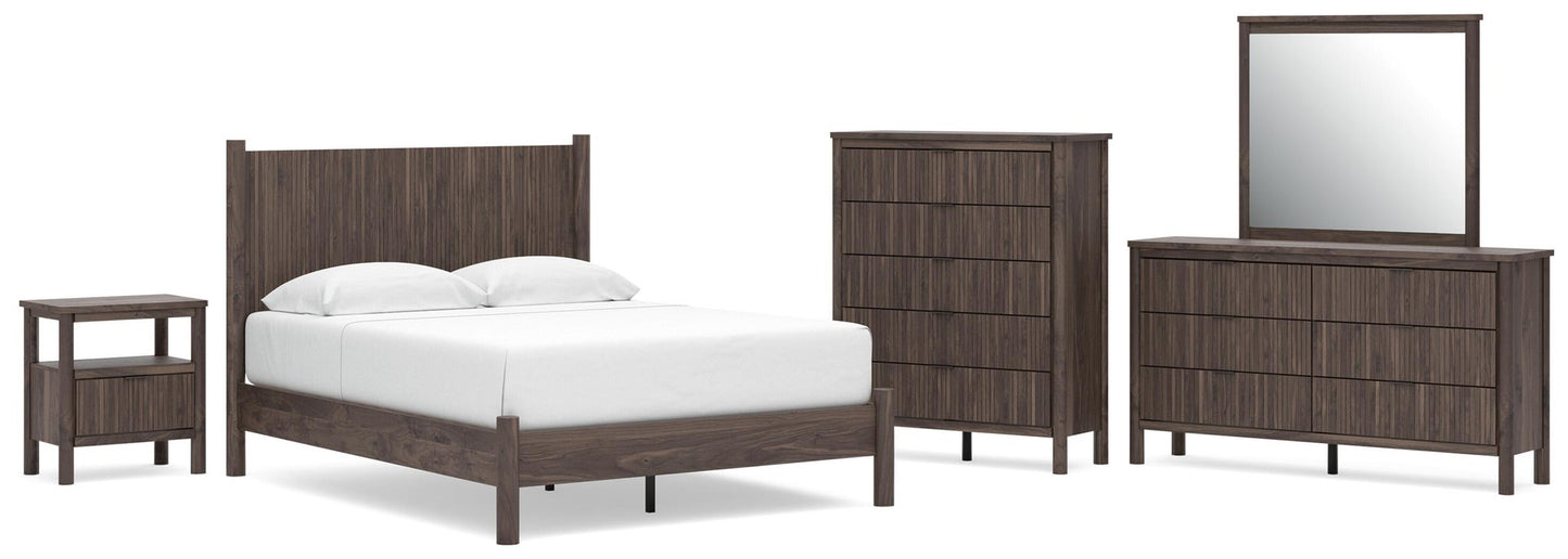 Cadmori  Panel Platform Bed, Dresser, Mirror, Chest And Nightstand Signature Design by Ashley®
