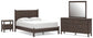 Cadmori  Panel Platform Bed, Dresser, Mirror And Nightstand Signature Design by Ashley®