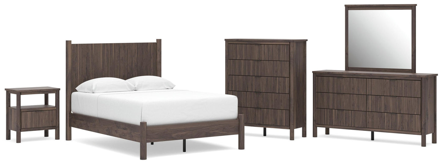 Cadmori  Panel Platform Bed, Dresser, Mirror, Chest And Nightstand Signature Design by Ashley®