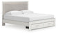 Birmonton  Upholstered Panel Platform Storage Bed, Dresser And Mirror Signature Design by Ashley®