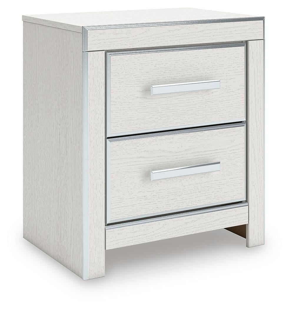 Birmonton  Upholstered Panel Platform Bed, Dresser, Mirror And Nightstand Signature Design by Ashley®